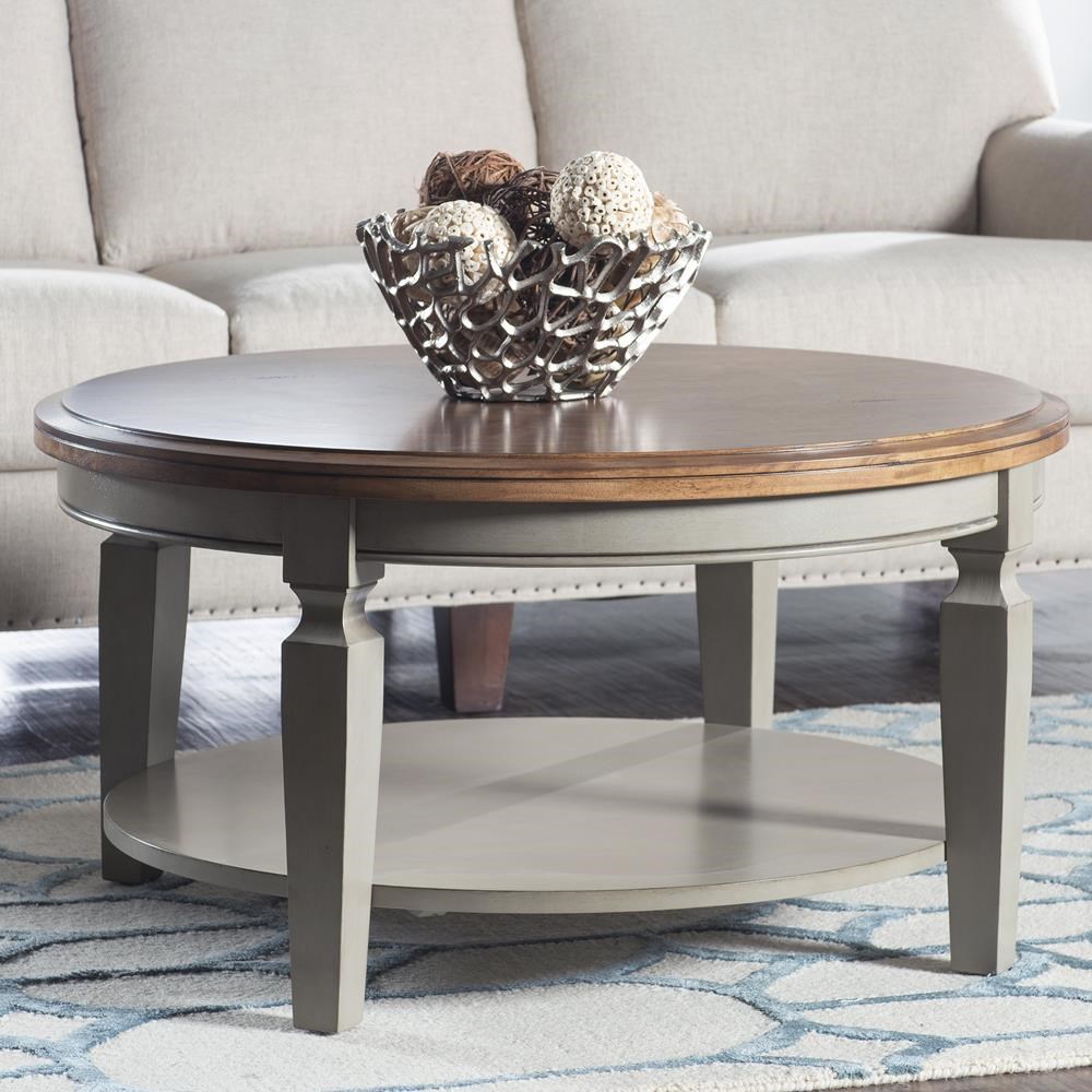 John Thomas Vista OT41 15CR Farmhouse Round Coffee Table